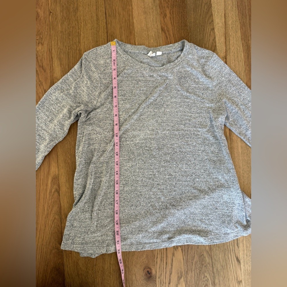 🤍 Gap Gray Long Sleeve Bell Cuff Top 🤍Women’s Size XS