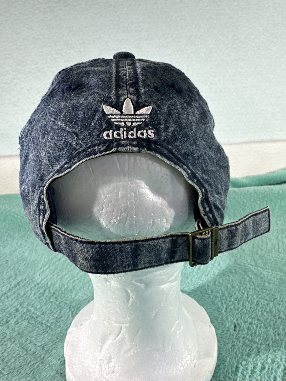 Adidas Blue Denim Stone Washed Adjustable