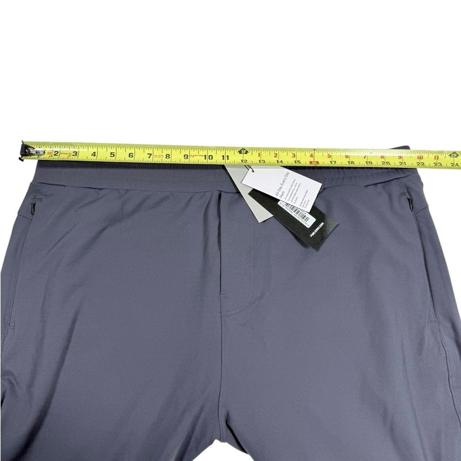 Public Rec All Day Every Day Pants Men’s Sz 44 Stone Grey Athletic Stretch NWT