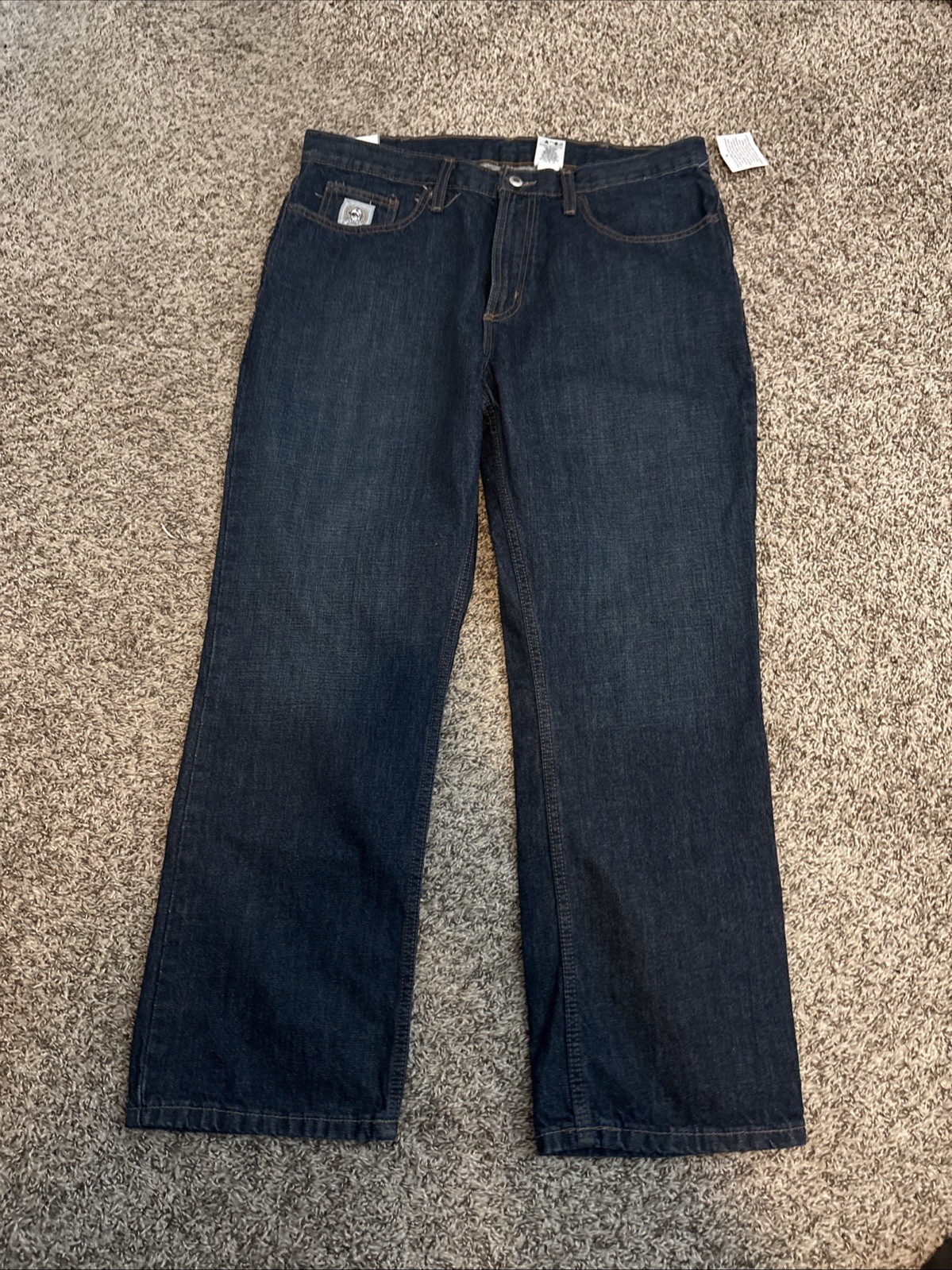 Cinch Men’s Slim Fit Silver Label Dark Stone Jeans 38×30 New
