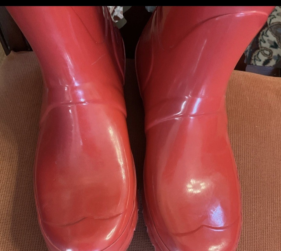 Hunter Original Waterproof Red Rain Boots Buckle Women’s size UK6 EU39 US8.5