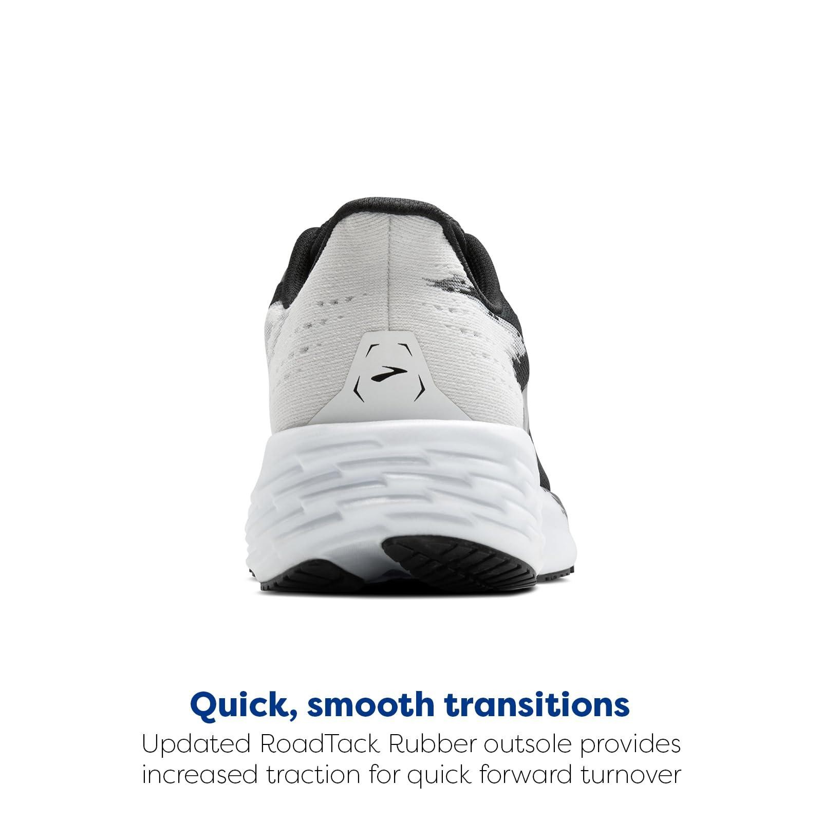 Brooks Mens’ Launch11 Road Running Shoes – Black/White