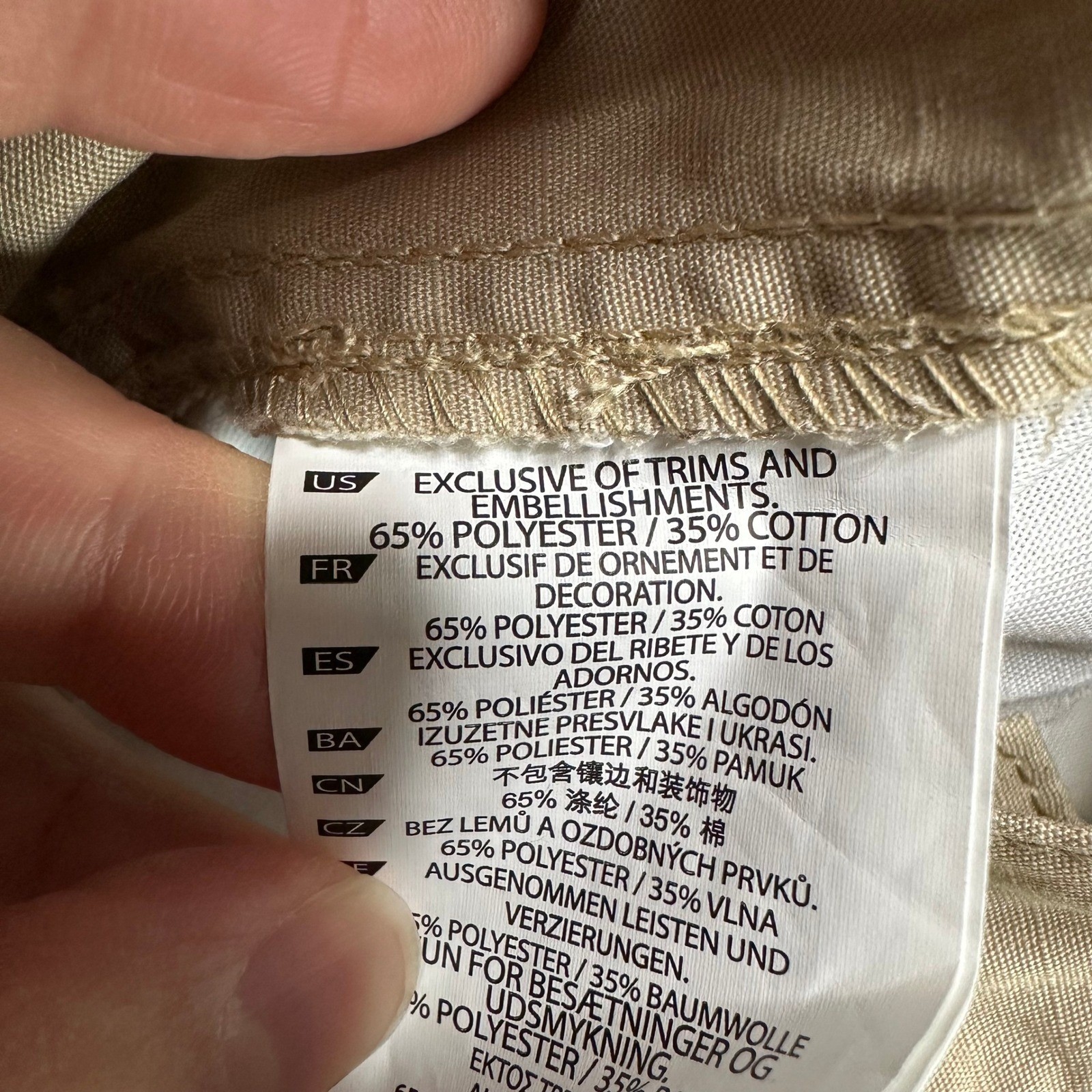 5.11 Men’s Regular Fit Taclite Pro Ripstop Cargo Pant 42×34 Khaki Beige