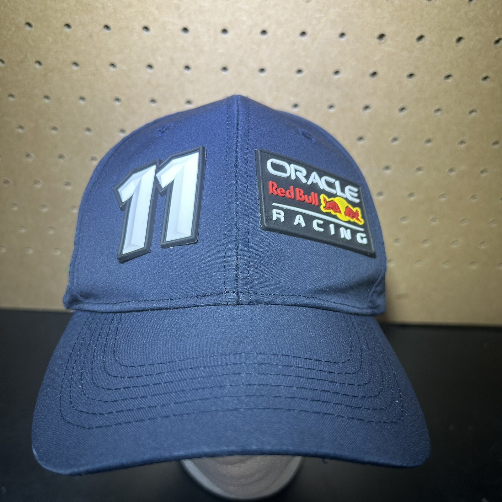 Mens Oracle Red Bull Racing Trucker Hat MX Adjustable Cap 11 Sergio Perez-Rare🔥