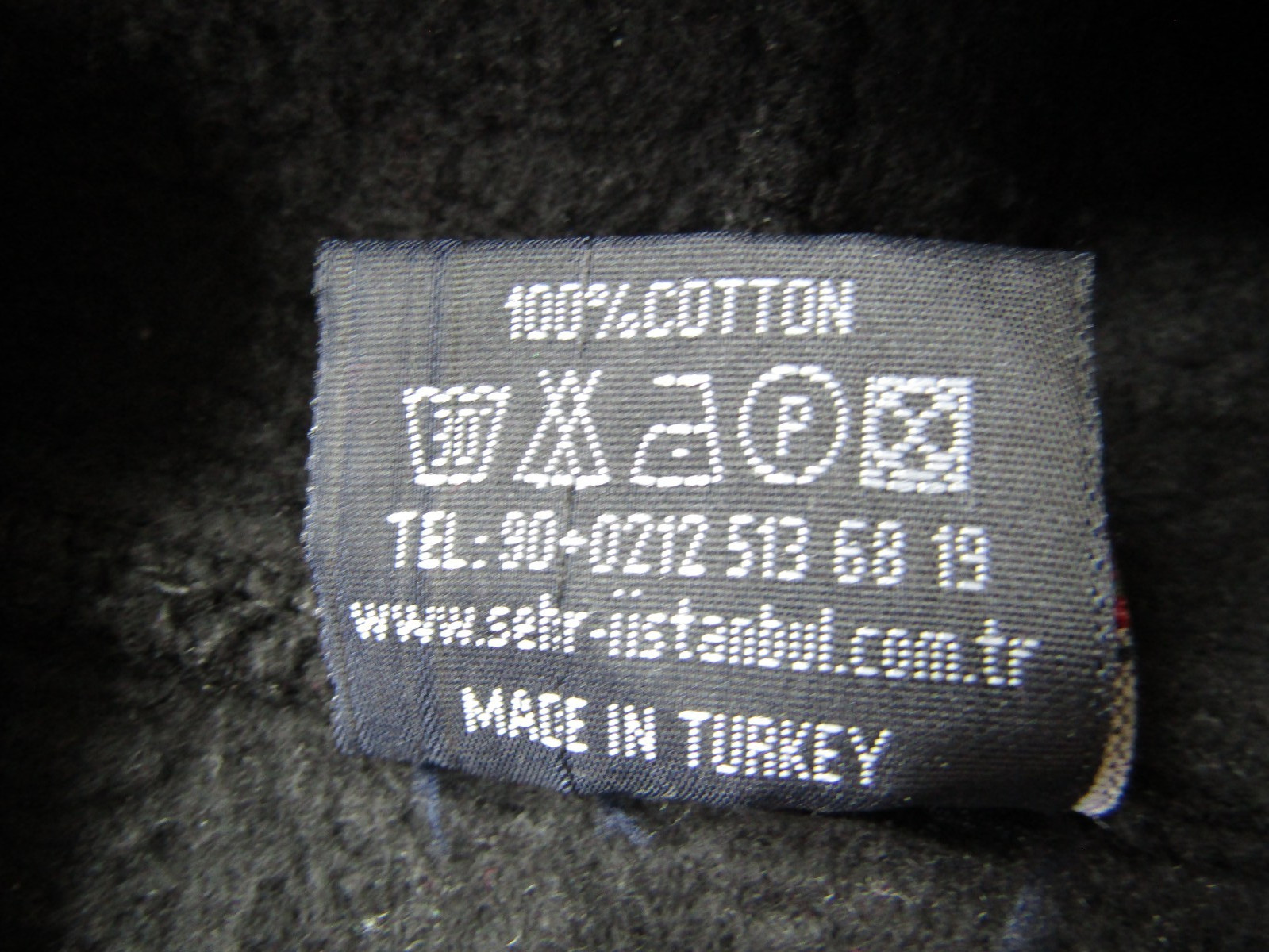 Turkey Turkiye Hoodie Black w Stitched Letters Small FIFA World Cup Soccer New