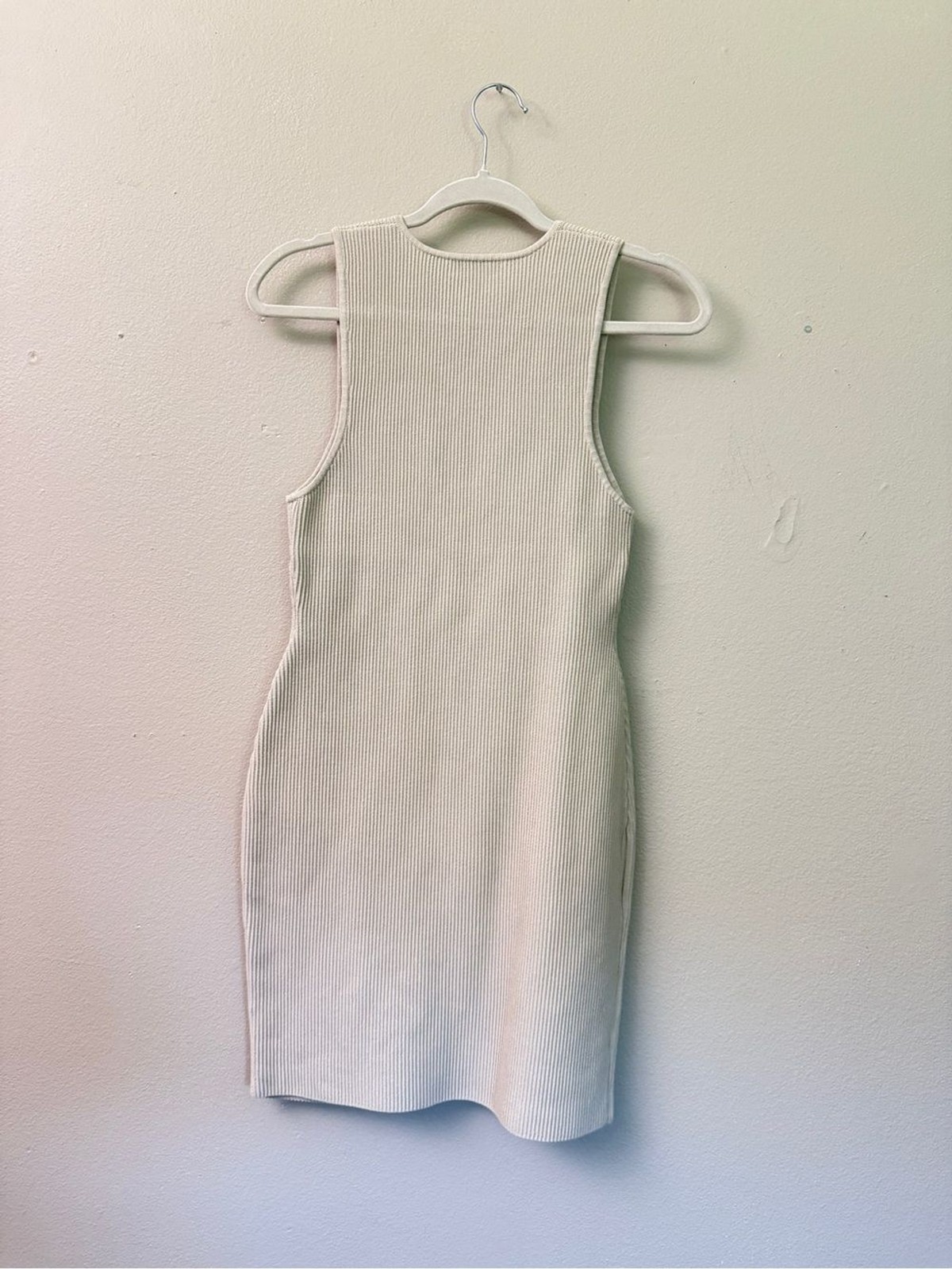 Babaton Sculpt Knit Deep V Dress Medium