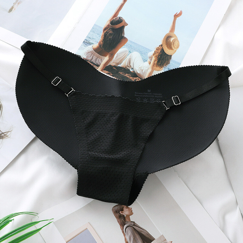 Sexy Women Buttock Padded Underwear Butt Lift Plump Enhancer Hip Brief Panties