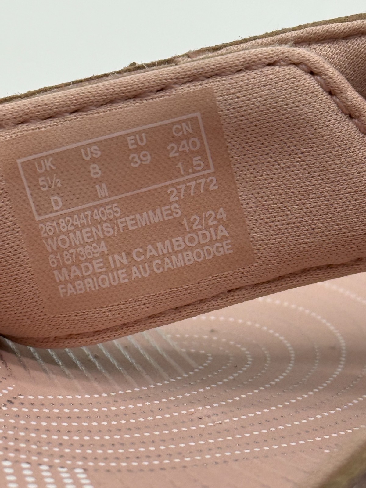 Clarks Breeze Dalia Cloudsteppers Blush Pink Sandal Flip Flop Womens 8 New 26182