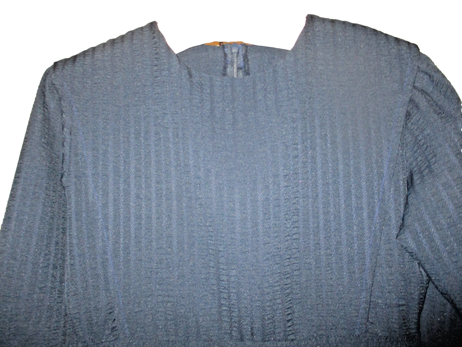 Tall Mennonite Handmade Modest Blue Waffle Cape Dress” 34” Bust x 28″ Waist