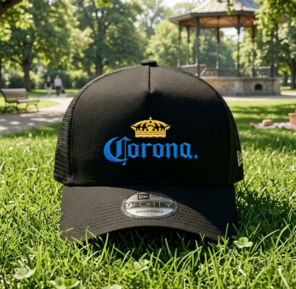 Corona Extra Beer Logo Embroidered Trucker Hat Mesh Snapback Cap