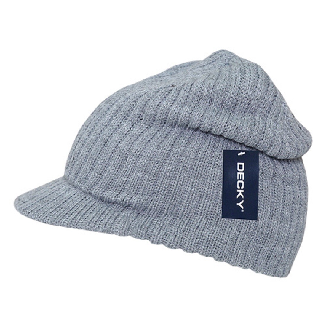 Decky Men’s Knit Visor Beanie Campus Cap