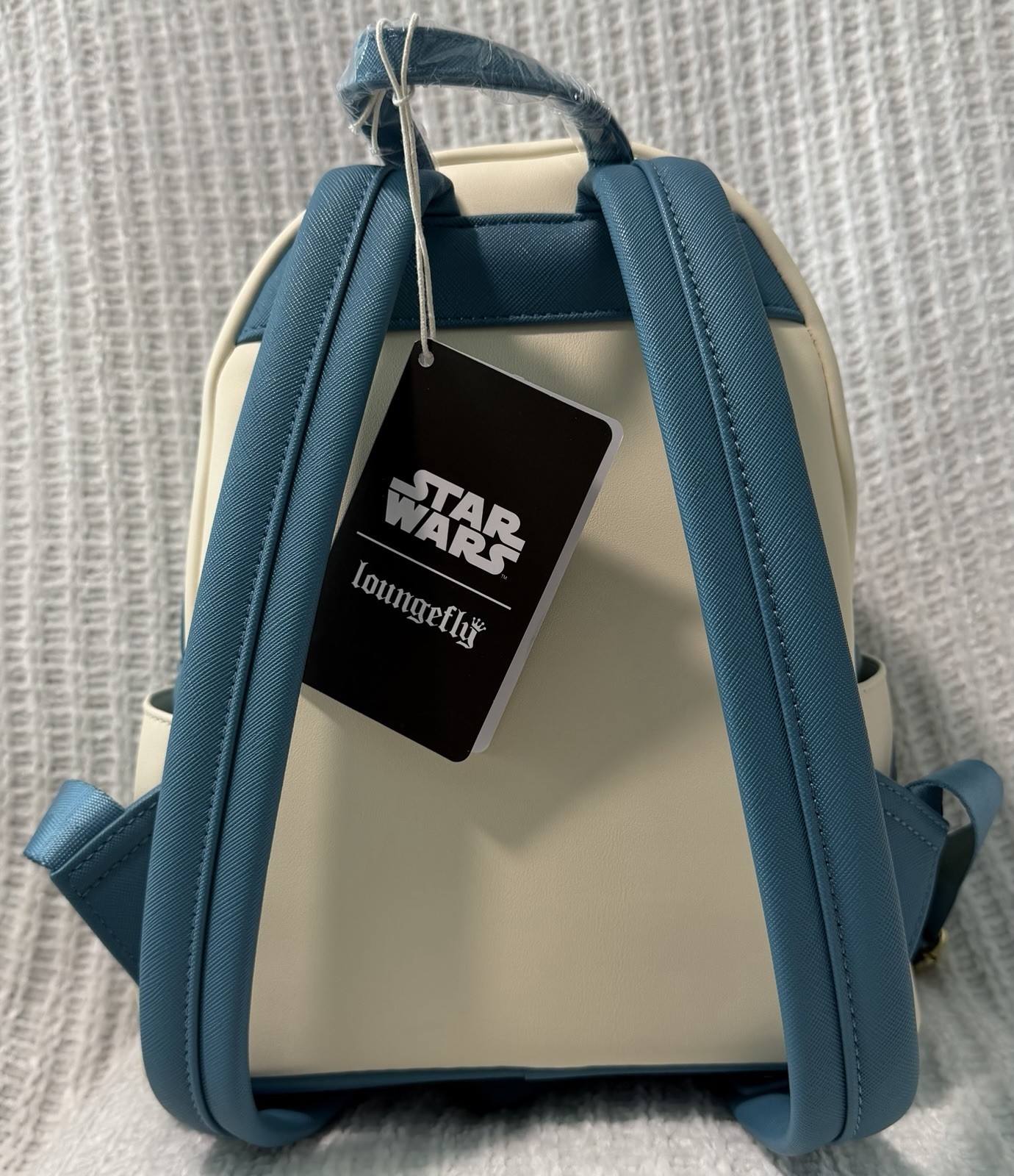 NWT Loungefly Star Wars R2-D2 Stained Glass Mini Backpack & Wallet Set