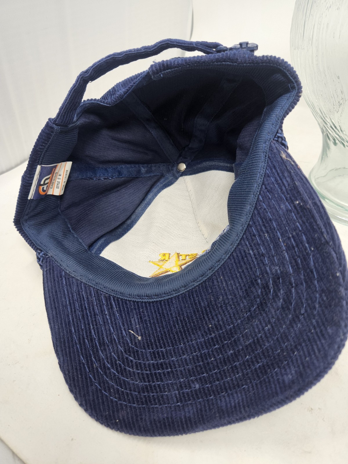 Calhead Gold Star Chevy Dealers Blue Corduroy Hat
