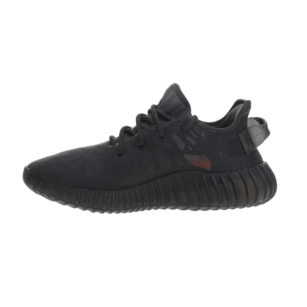 adidas Yeezy Boost 350 V2 Lace Up Mens Black Sneakers Casual Shoes GX3791