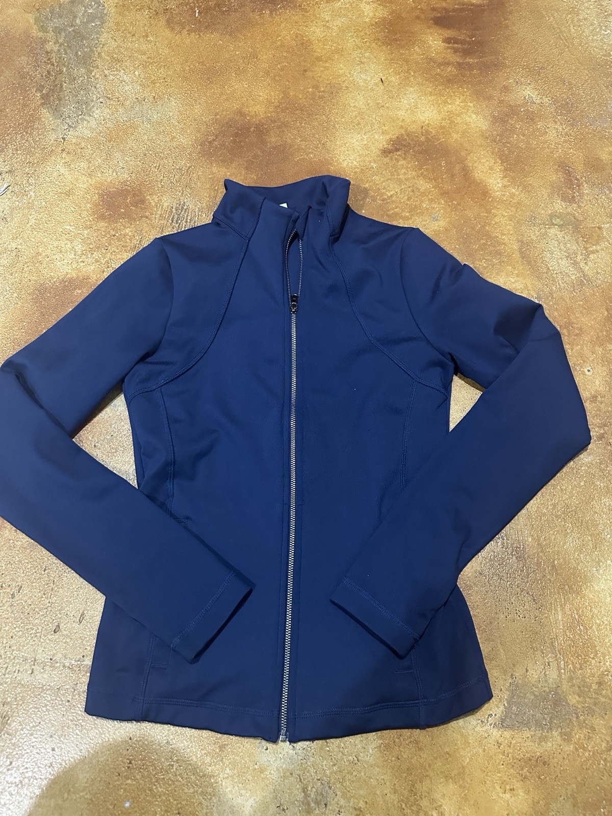 GILLY HICKS Abercrombie Fitch Re-Charge Womens sz Small/XS Blue Zip Jacket