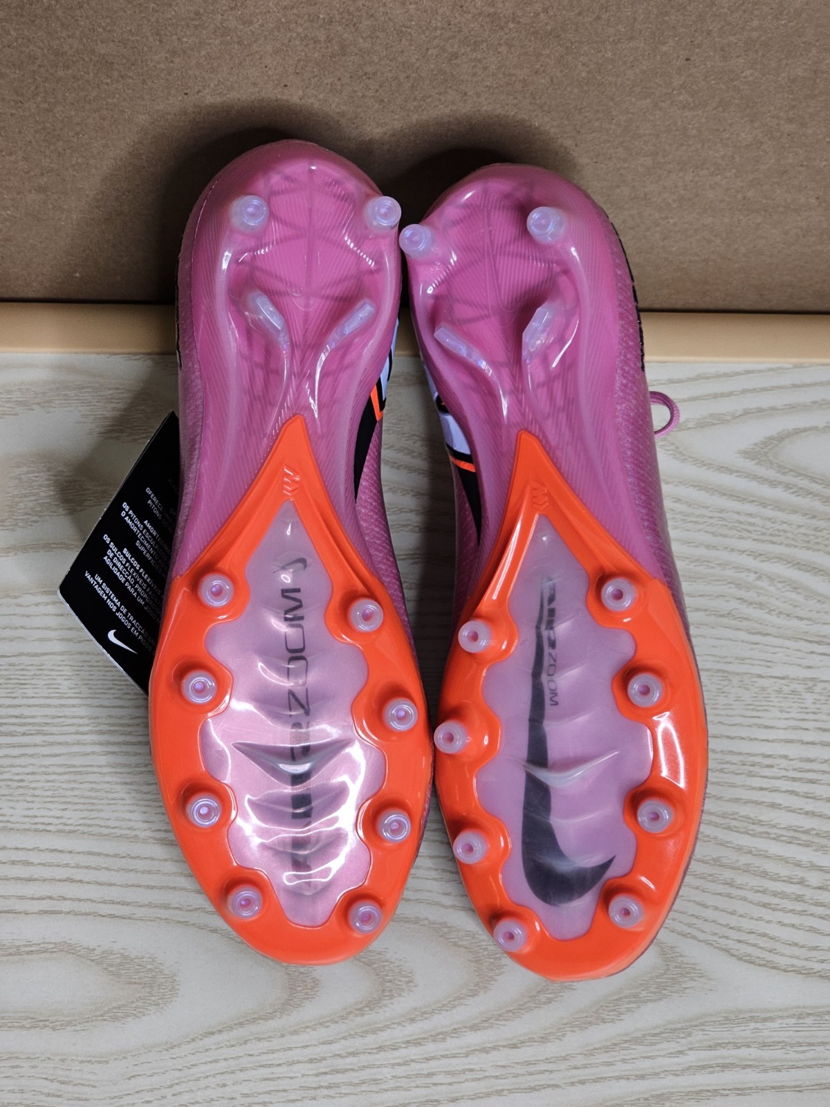 Nike Zoom Mercurial Vapor 16 Elite AG Scary Good Soccer Cleat FQ8693-600 Sz 6.5