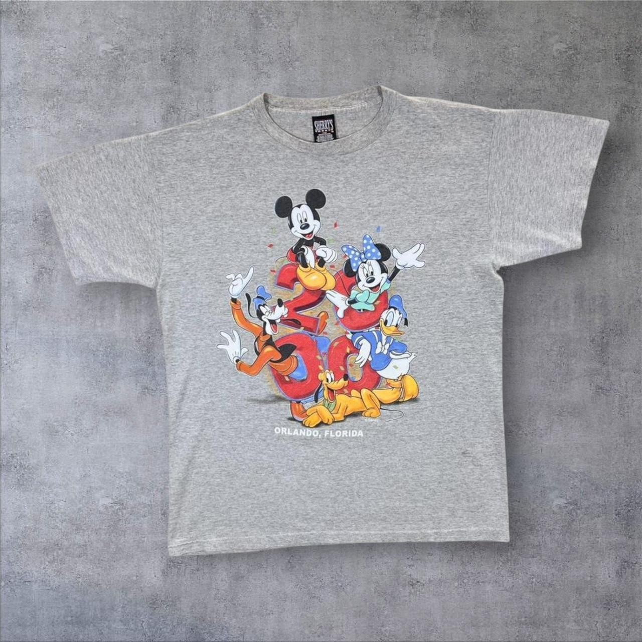 Vintage Sherry’s Best Disney (2000) “Orlando Florida” Tourist Grey T-Shirt Large
