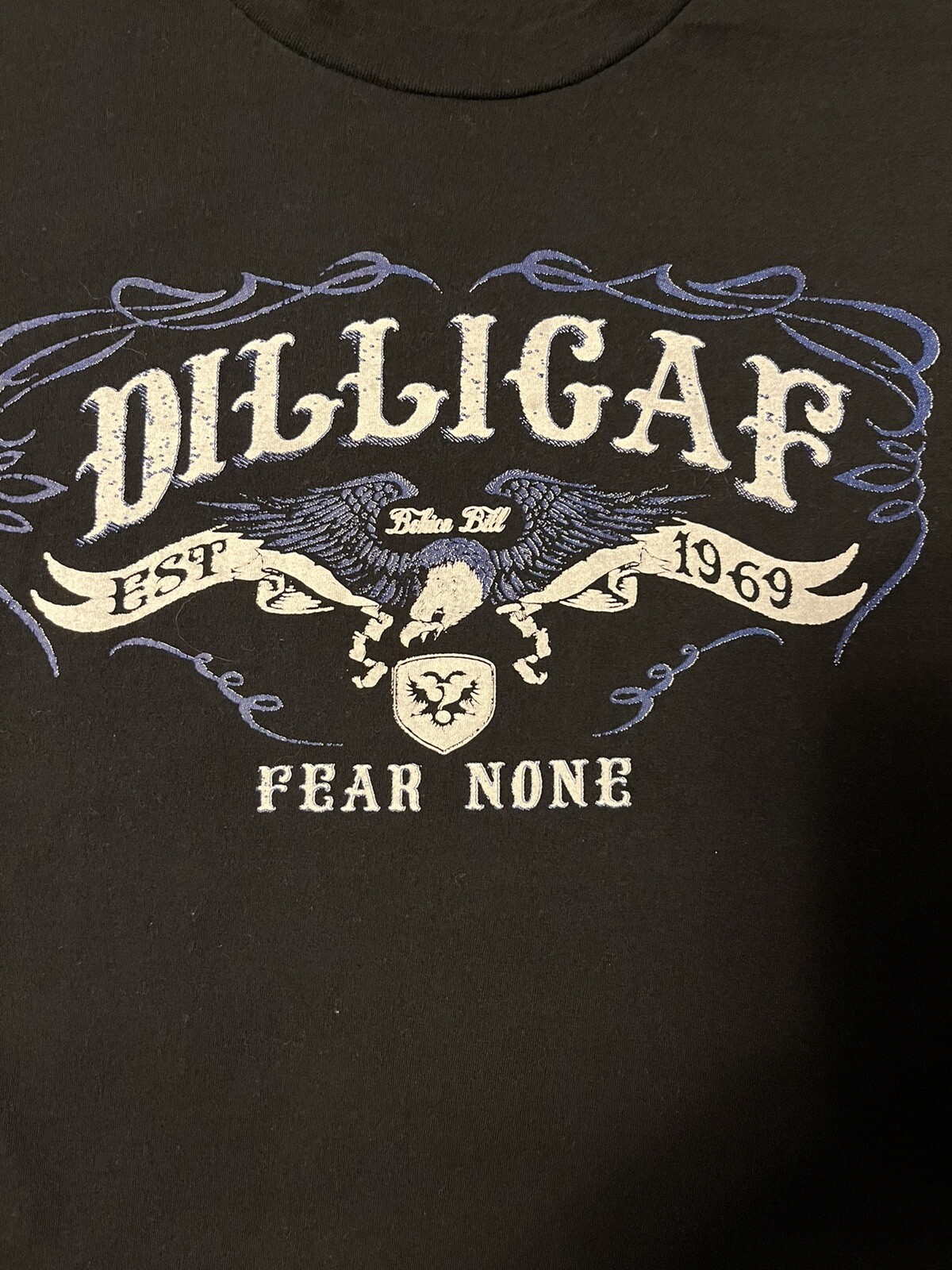 DILLIGAF Bohica Bill Fear None T-Shirt Size Medium Short Sleeve