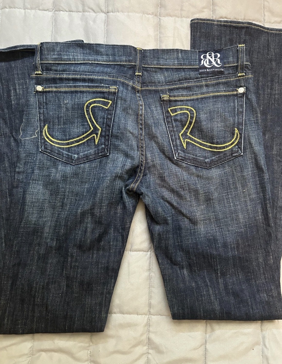 Rock & Republic Women’s Bootcut Jeans, Size 31, Blue