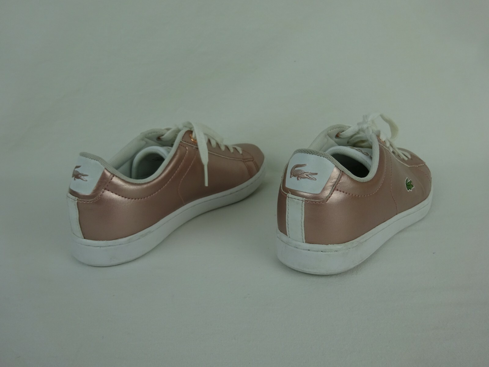Lacoste Carnaby Evo 318-2 Metallic Pink Fashion Sneaker ~ EU Size 37