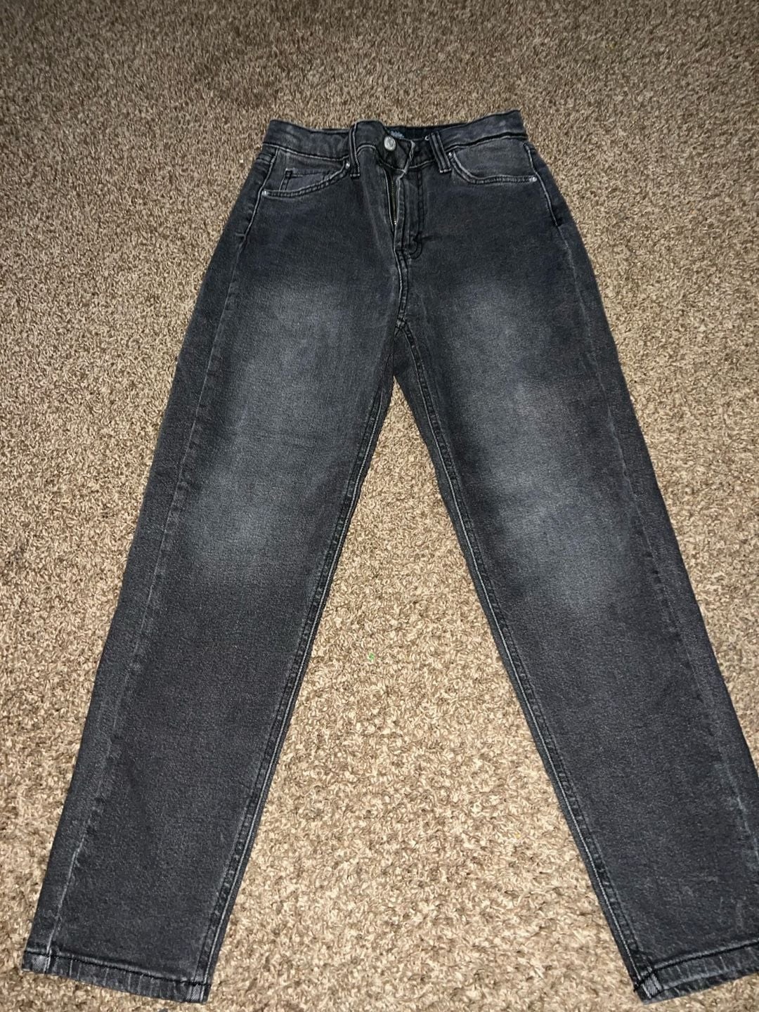 Wild Fable Highest Rise Mom Jeans in Washed Black