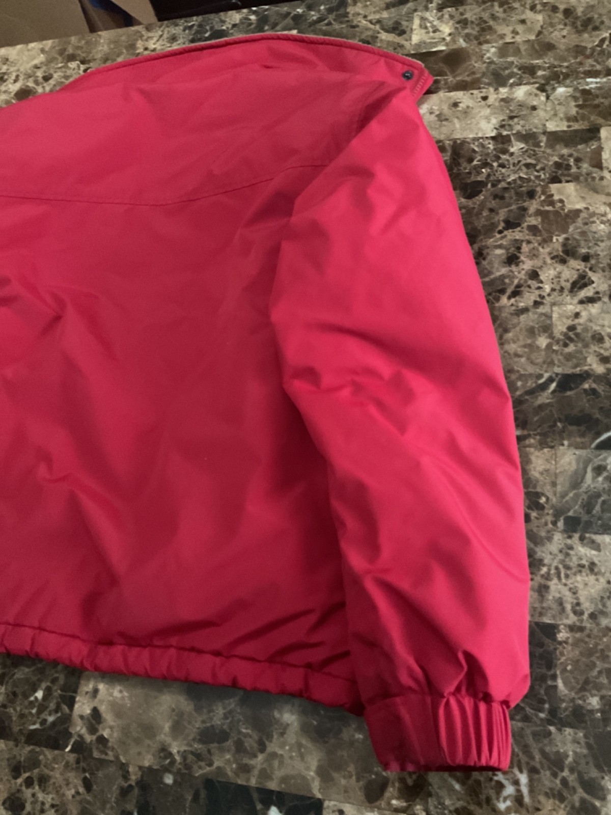 MENS Vintage Eddie Bauer Nylon Polyester red jacket Size Small Gore-Tex polartec