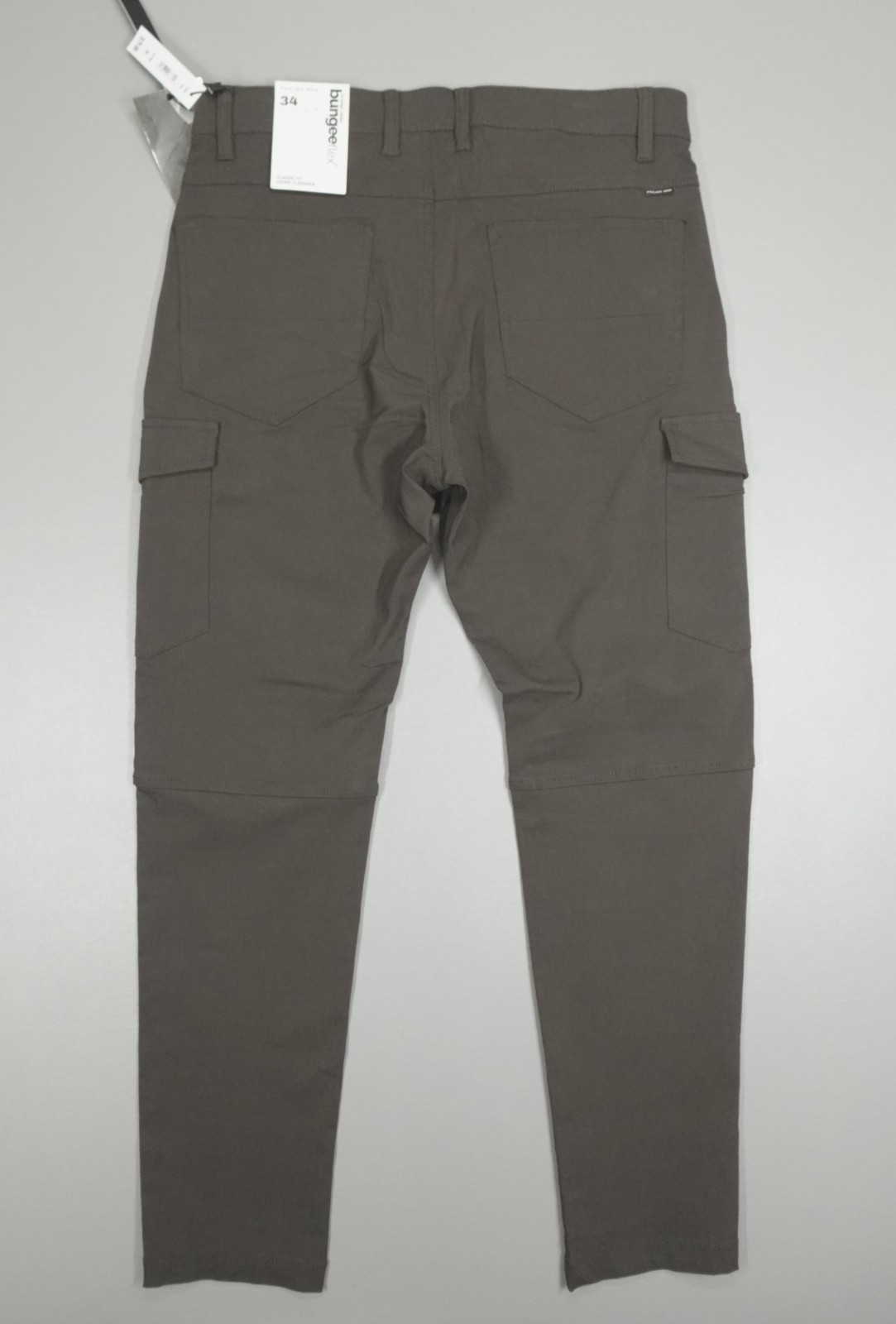 Projek Raw Bungee flex Cargo Pants Men Size 34 Classic Slim Fit 147101 Brown