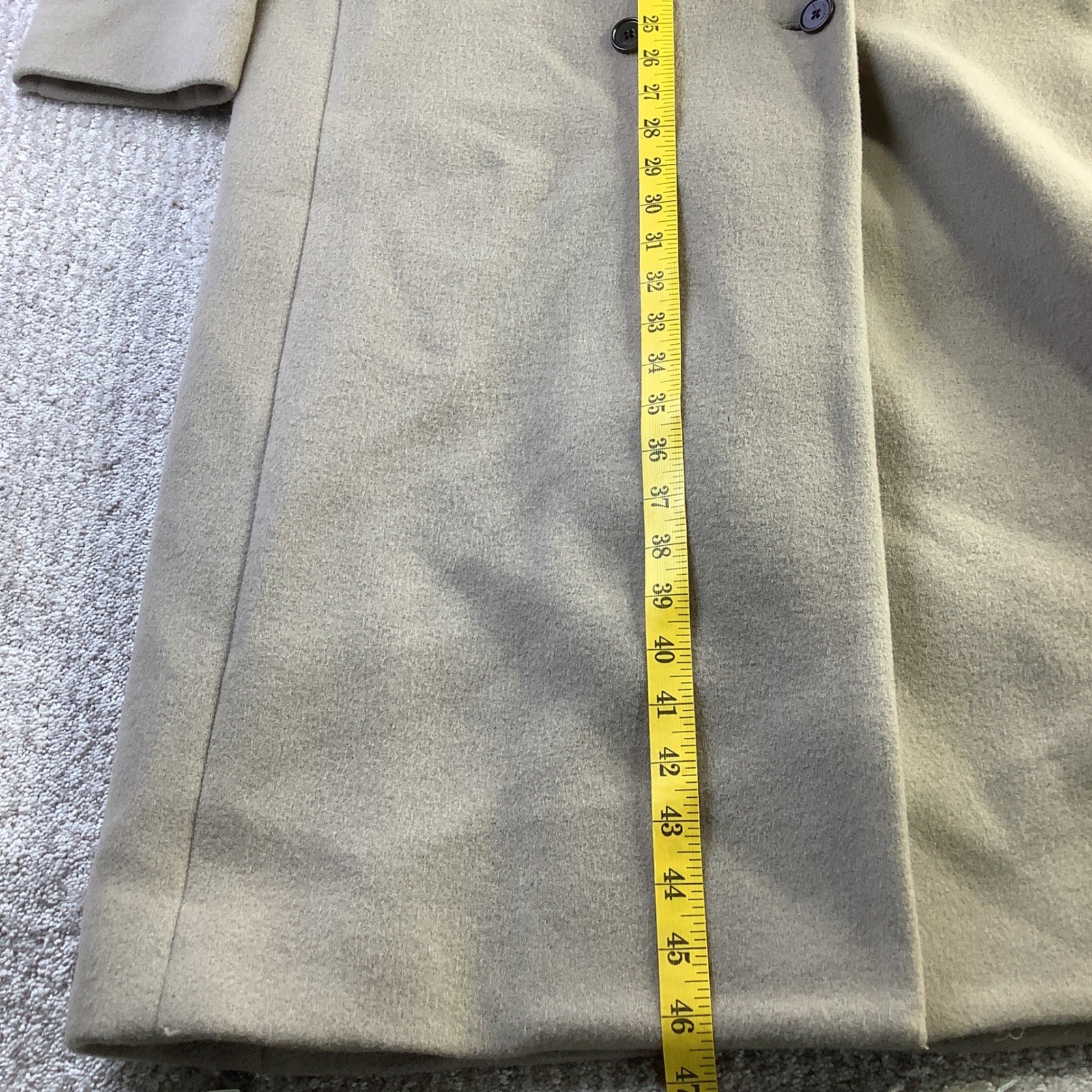 Babaton Aritzia Slouch Coat Nomad Taupe Wool Cashmere Long Coat Size Small NWT