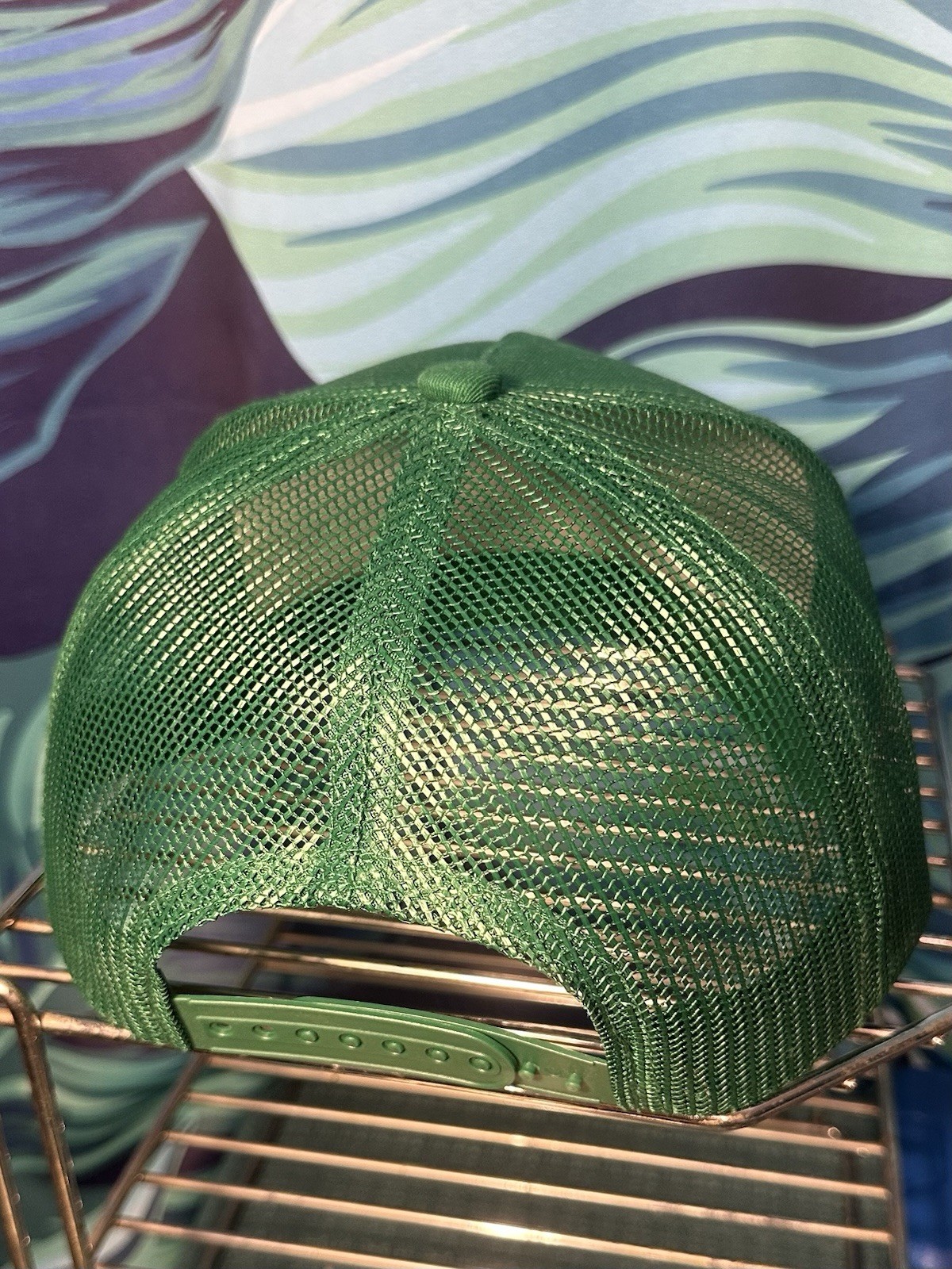Bass Pro Shop Hat Snap Back One Size Green Mesh Trucker Fishing Baseball Mens