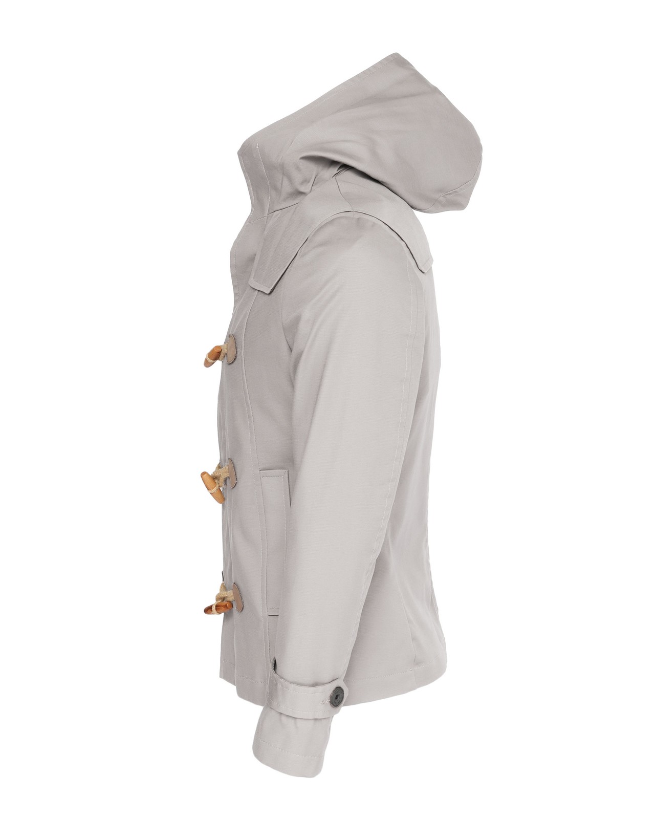 NWT EZZELINO JACKET Montgomery light grey cotton stretch luxury Italy 46