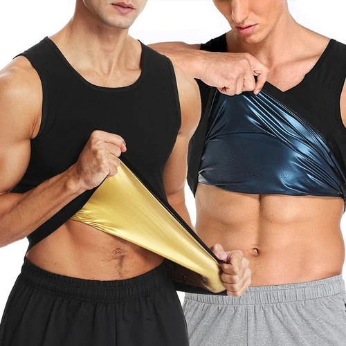 CGTFY Gynecomastia Compression Tank Top Men Sauna Slimming Shaper Sweat Vest US