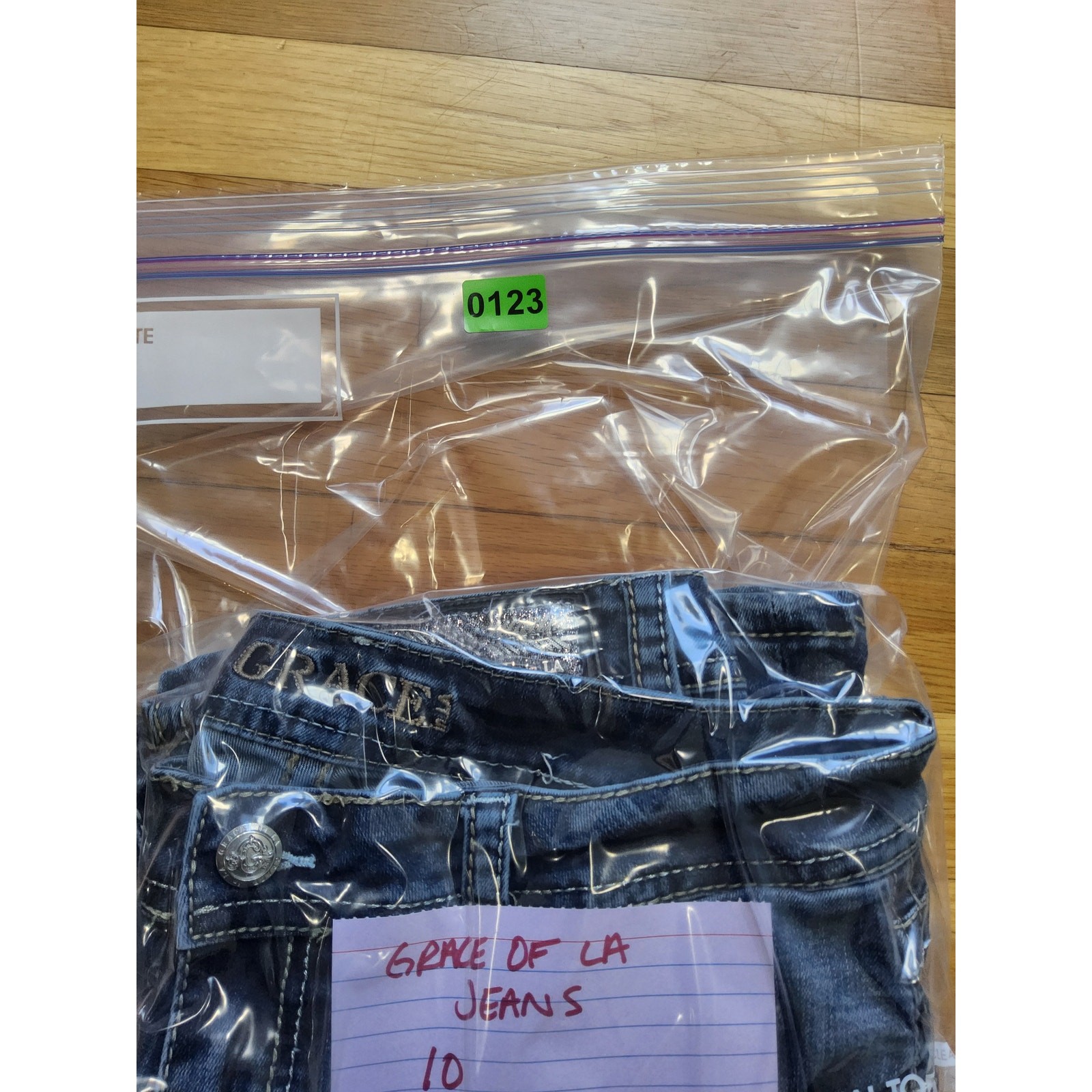 Grace in LA Bootcut Jeans Embellished Back Pockets Denim