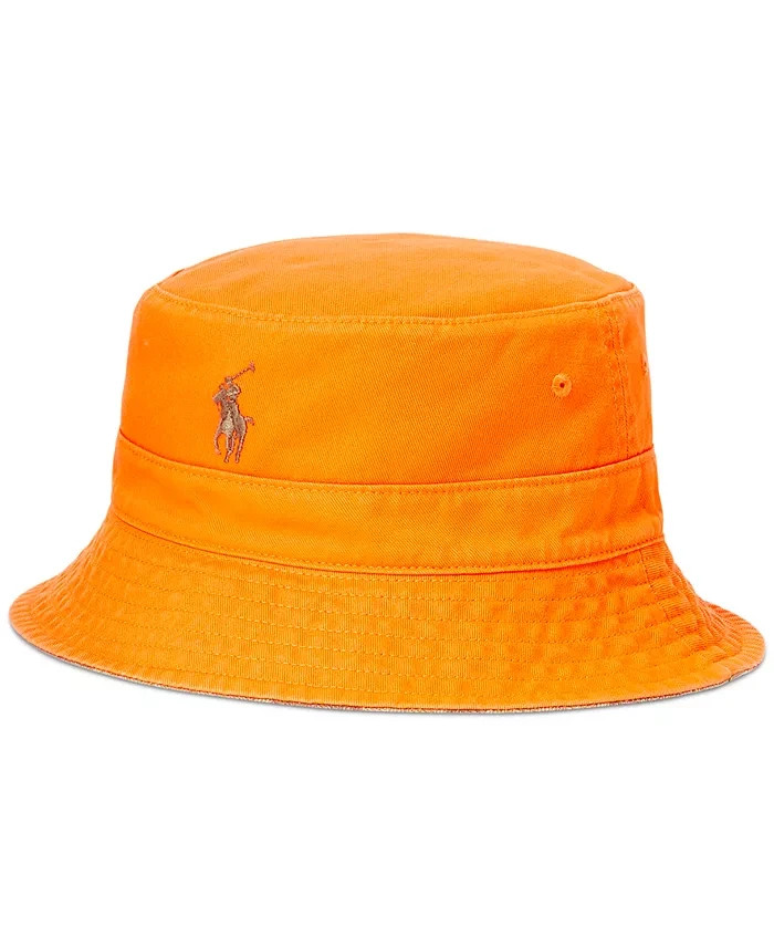 POLO Camo Reversible Bucket Hat – Orange 710890570001 – Size L / XL