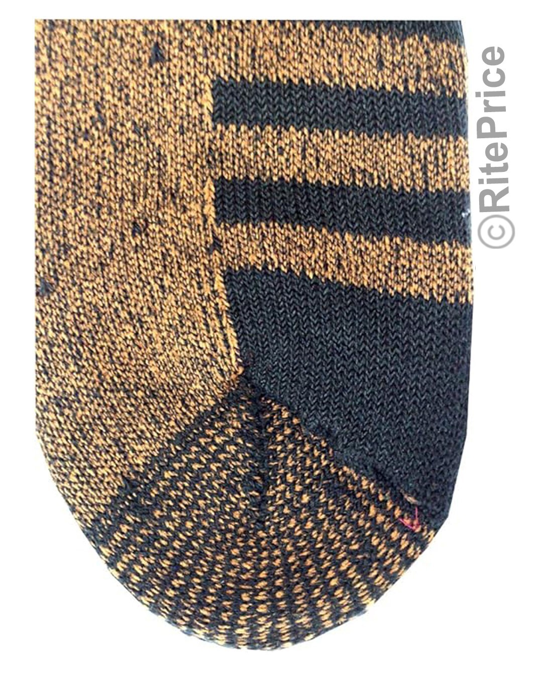 2 Pairs (2 Pack) Goldstar Heated Copper Socks Black Tog Rating 4.7 (Size: 9-15)