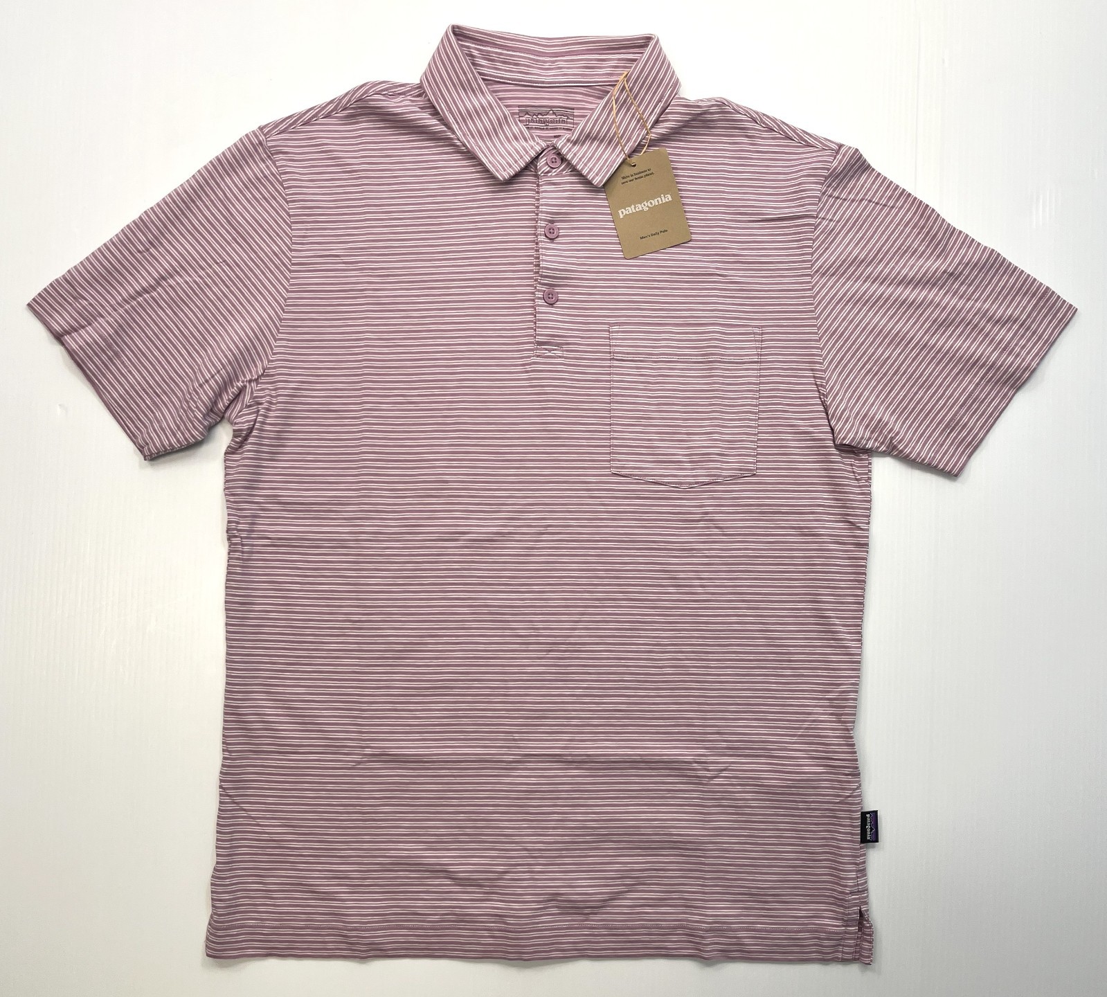 Men’s PATAGONIA Daily Polo Shirt #53251 TWIN ROPE: LIGHT VIOLET (TRVI)
