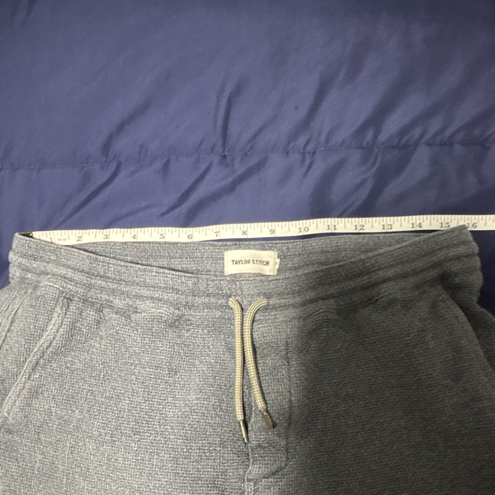Taylor Stitch Men’s Indigo Apres Sashiko Pants M 32 Drawstring