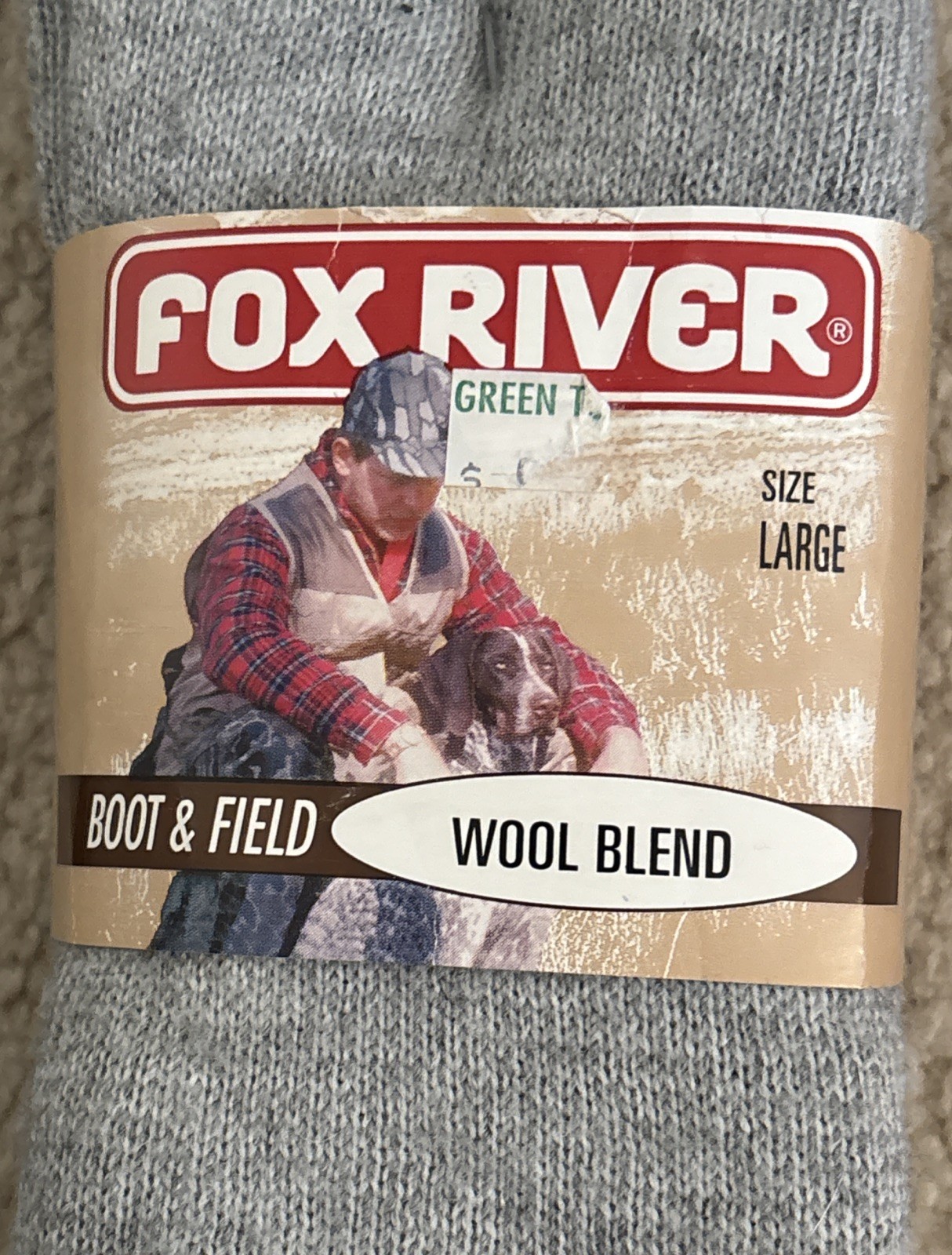Fox River Boot & Field Wool Thermal Socks SZ Large 7150 New Made In USA 🇺🇸