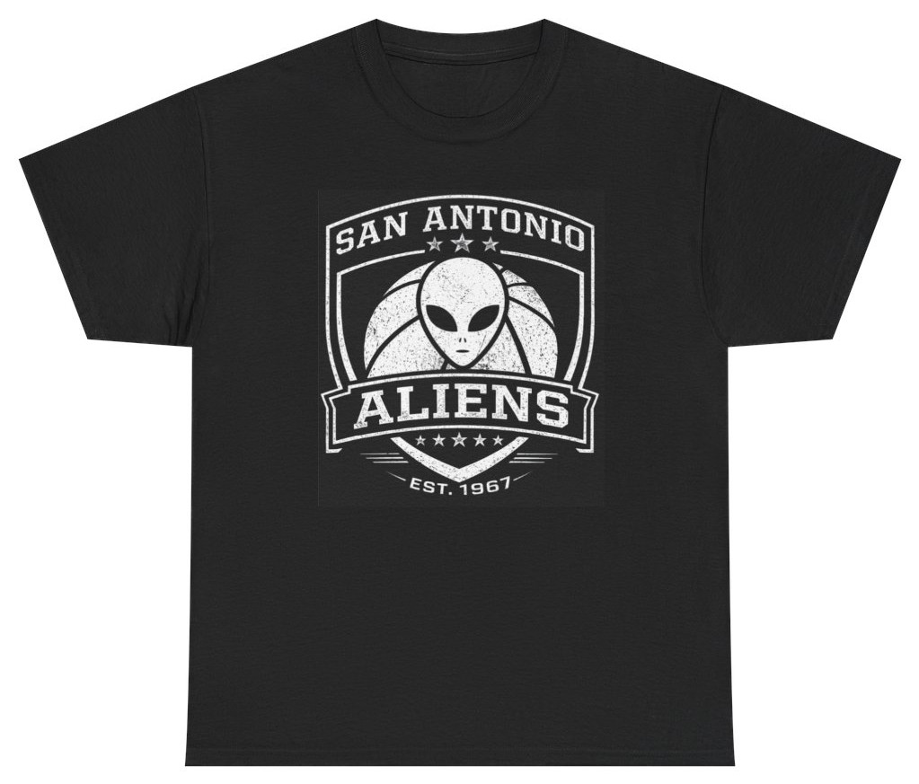 San Antonio Aliens Vintage Basketball Tee | Unethical Threads