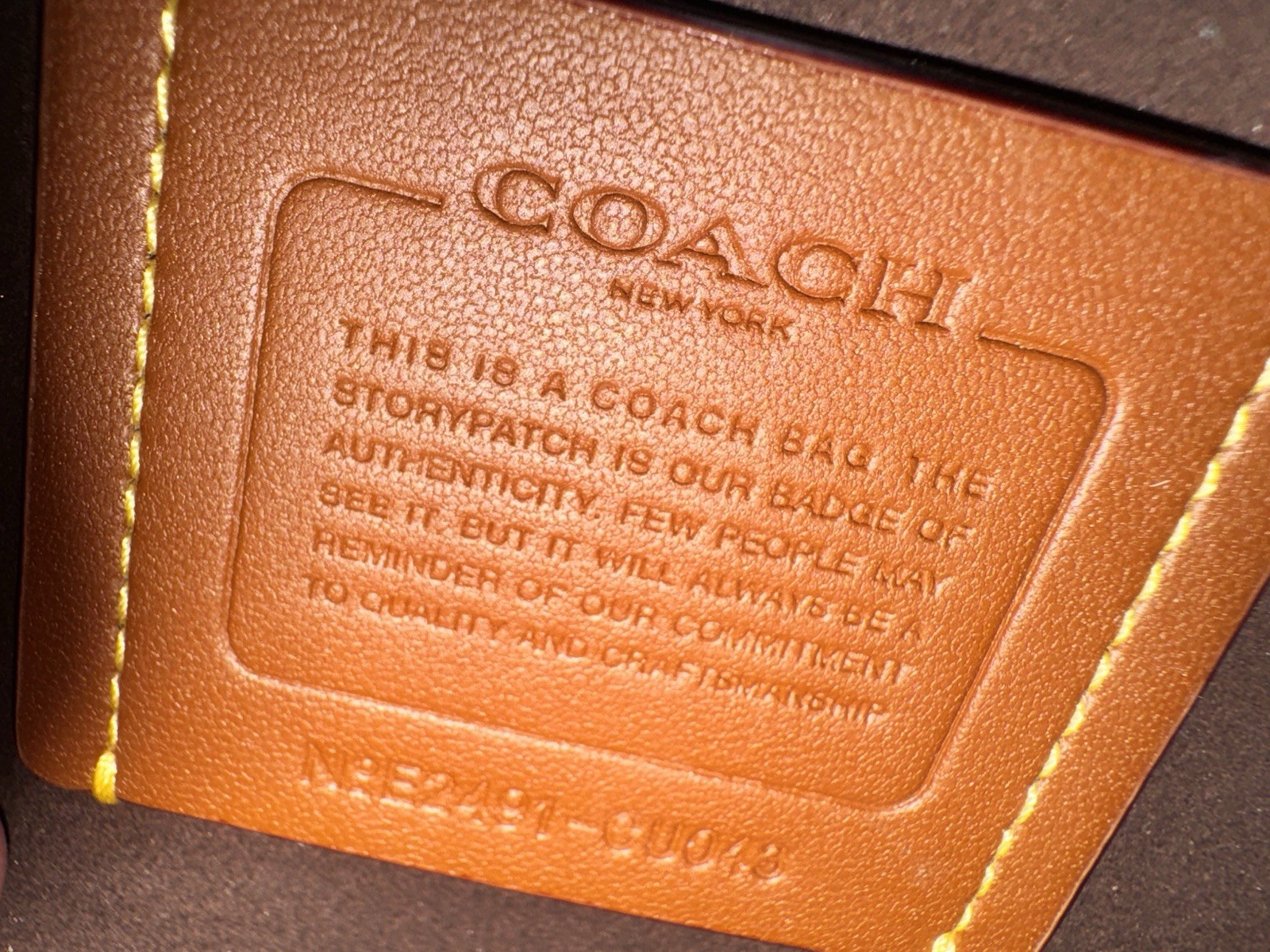 Coach Empire Carryall 35 in Maple