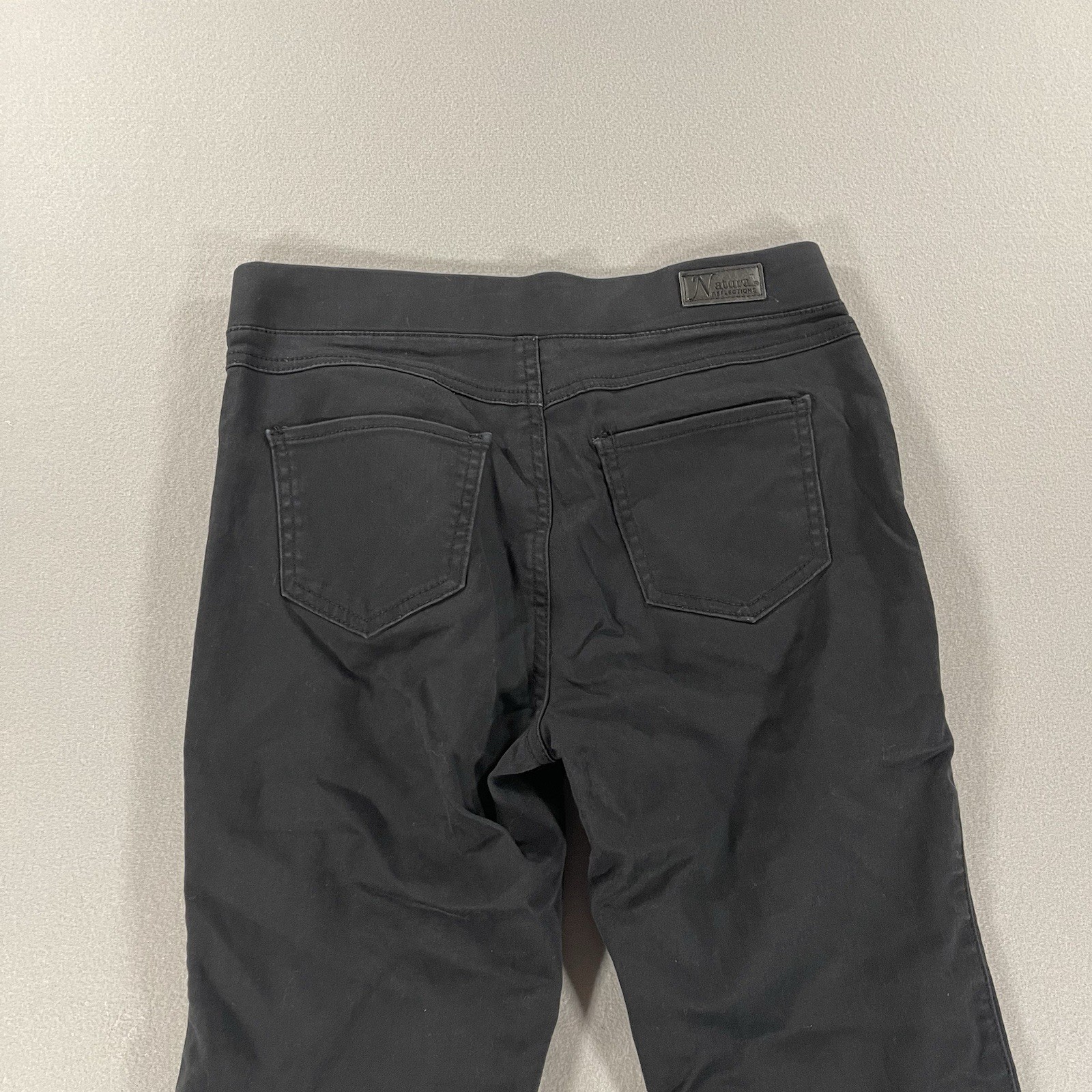 Natural Reflections Platinum Stretch Skinny Pants Women’s Black Pull-On Casual