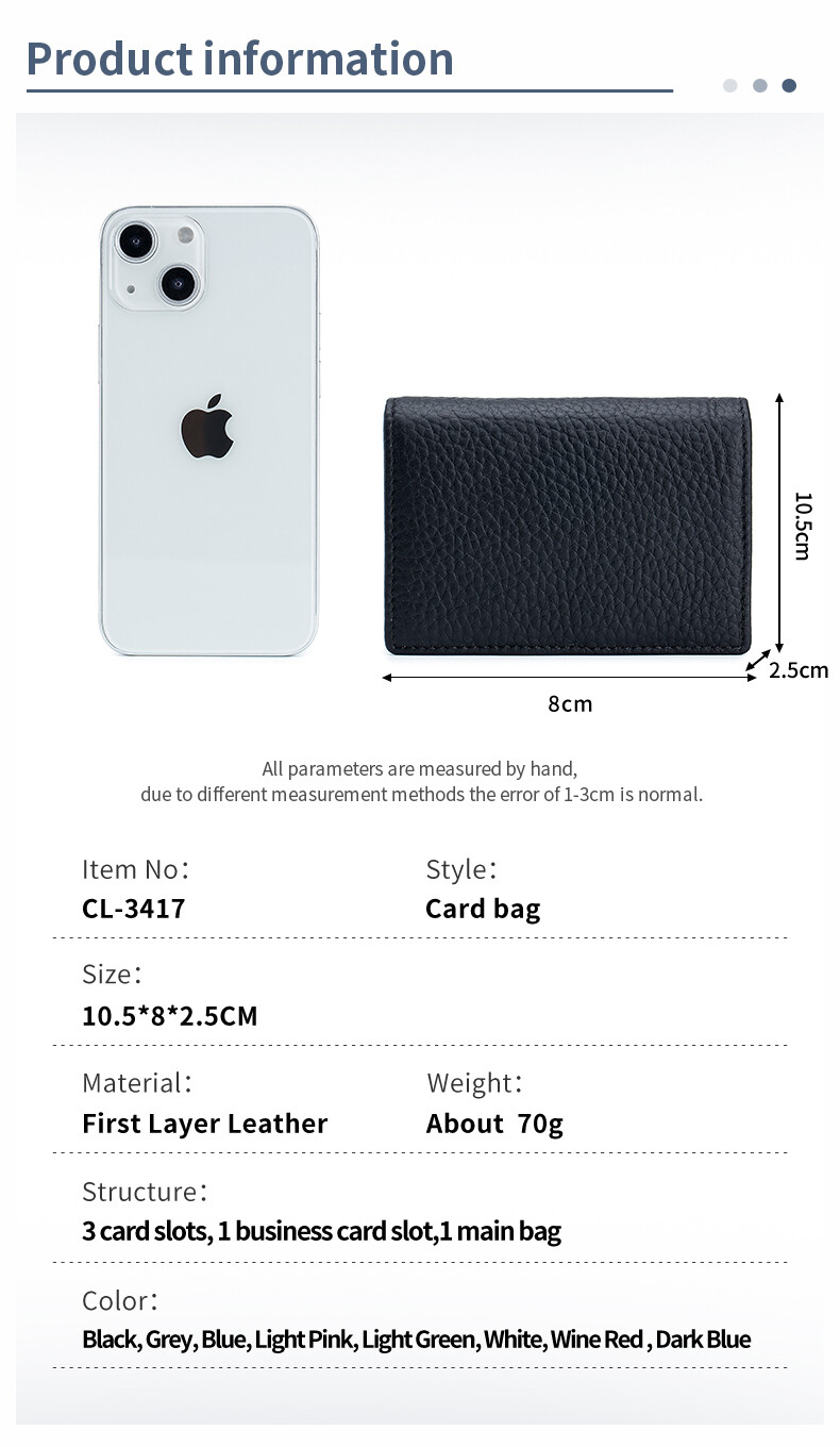 RFID Blocking Women Small Leather Wallet Credit Card Holder Mini Bifold Purse US