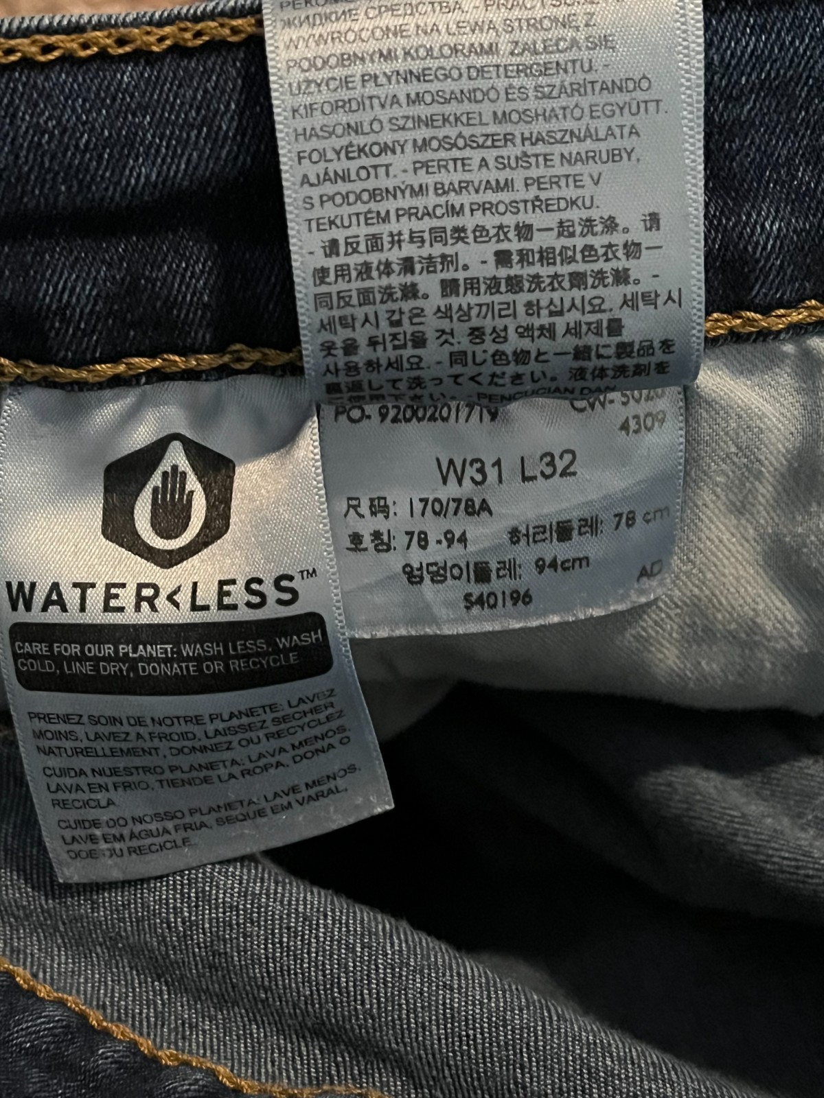 EUC Levi’s 502 Jeans Regular Fit Tapered Mens tag=31×32 (MEASURED 31×29) (9632)