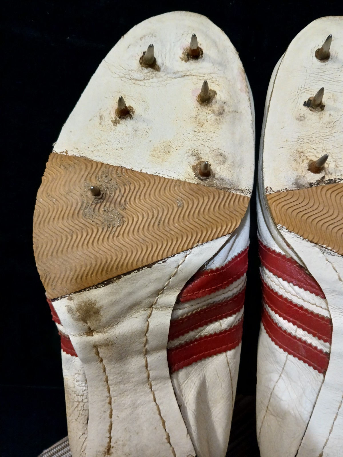 🟥Vintage Adidas Intervall Track Spikes West Germany w/ Box 1960s–70s Dassler 🟦