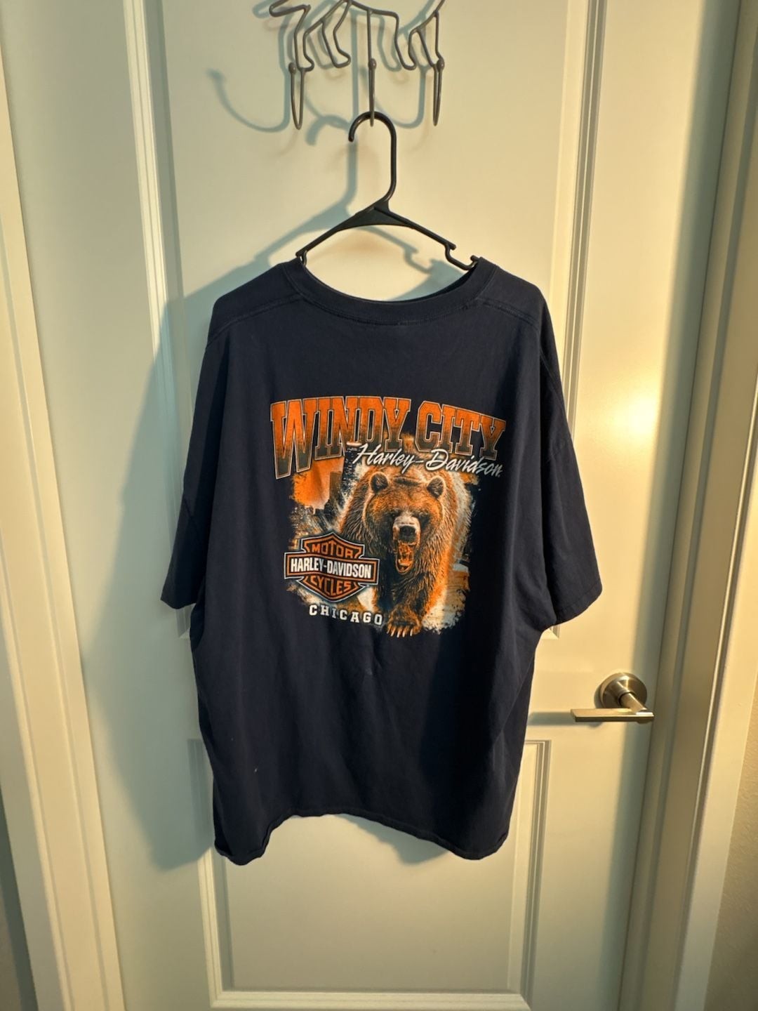 Harley-Davidson Windy City Chicago Grizzly Bear Graphic T-Shirt 3XL