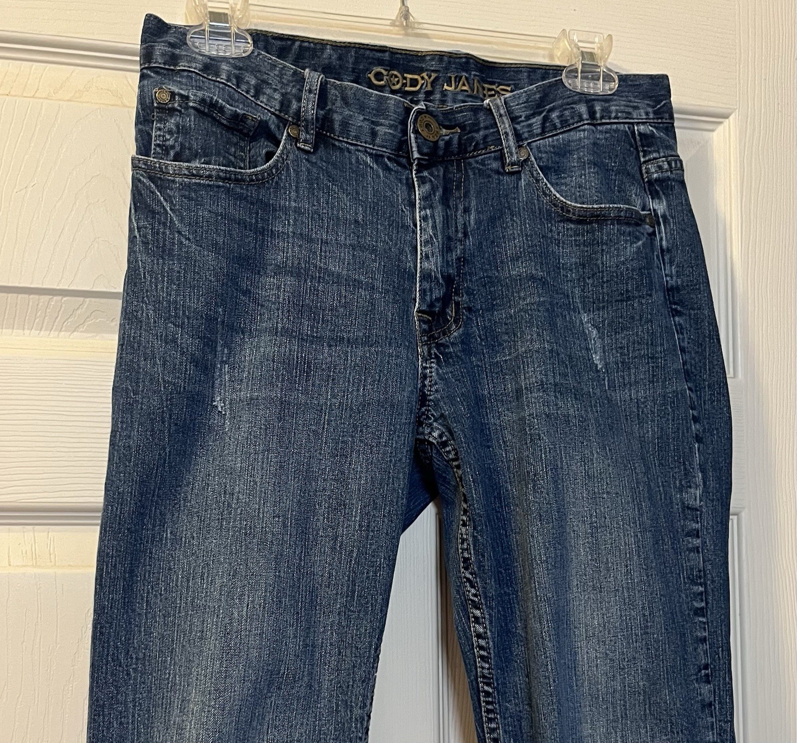 CODY JAMES 29×34 Men’s Straight Cotton Denim Blue Jeans 99% Cotton 1% Spandex