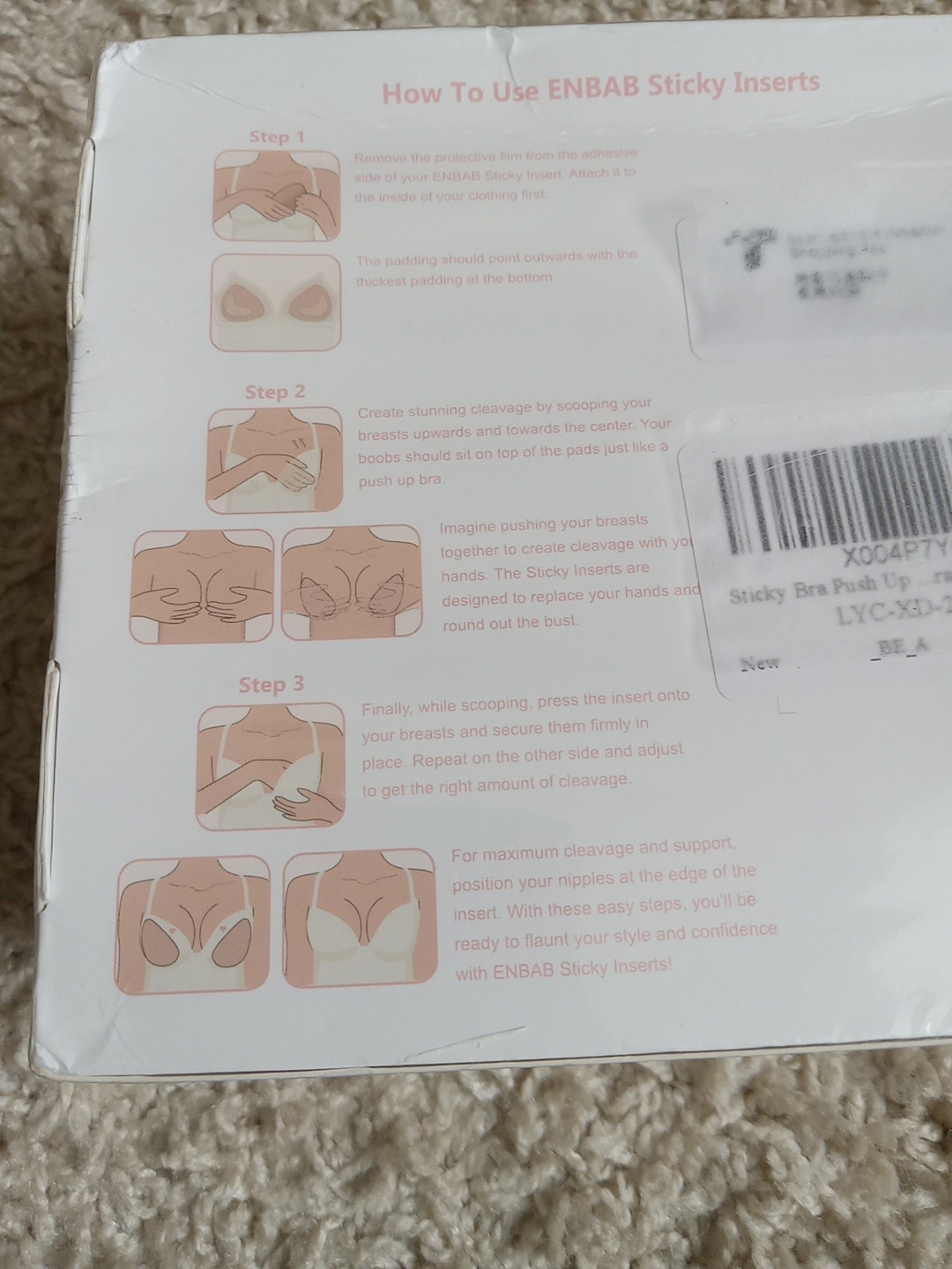 Ultra Boost Inserts &TRIANGLE NIPPLE COVERS