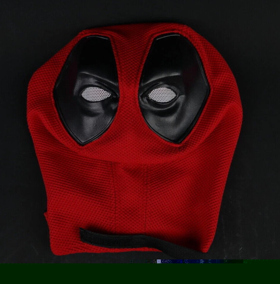 Cosplay Deadpool Full Face Mask Perspective Breathable Knit Helmet