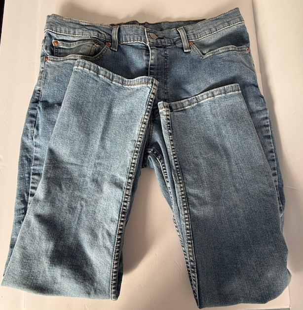 Levi’s 511 Jeans Men 36×30 Blue Denim Stretch Slim Fit Casual medium wash fit 28