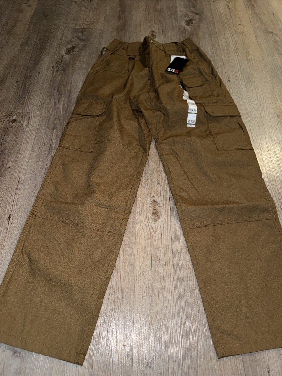 Tactical Cargo Pants Ripstop Taclite Pro 5.11 Mens Size 28×30 74273 Brown New