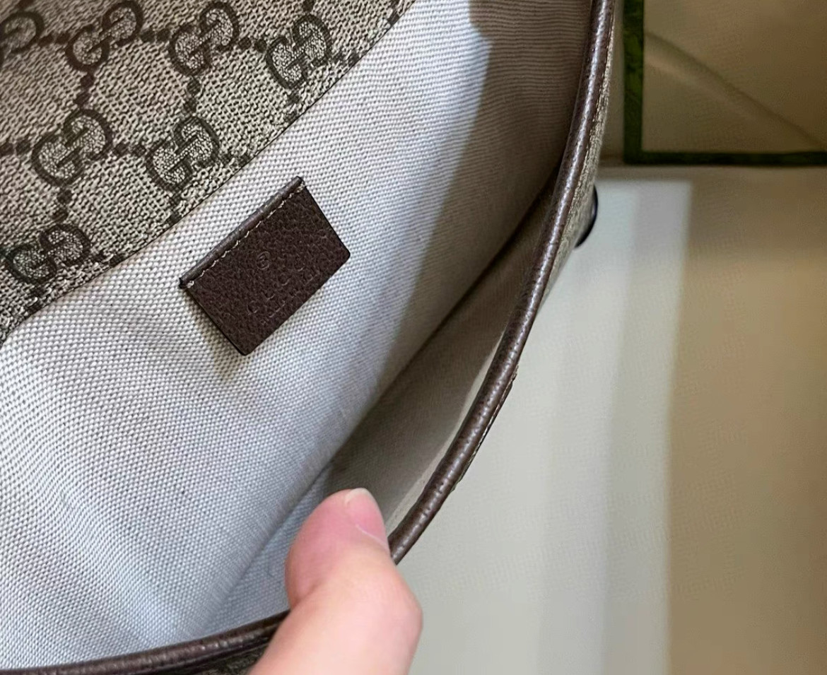 Gucci Neo Vintage GG Belt Bag/ Shoulder Bag Coated Canvas